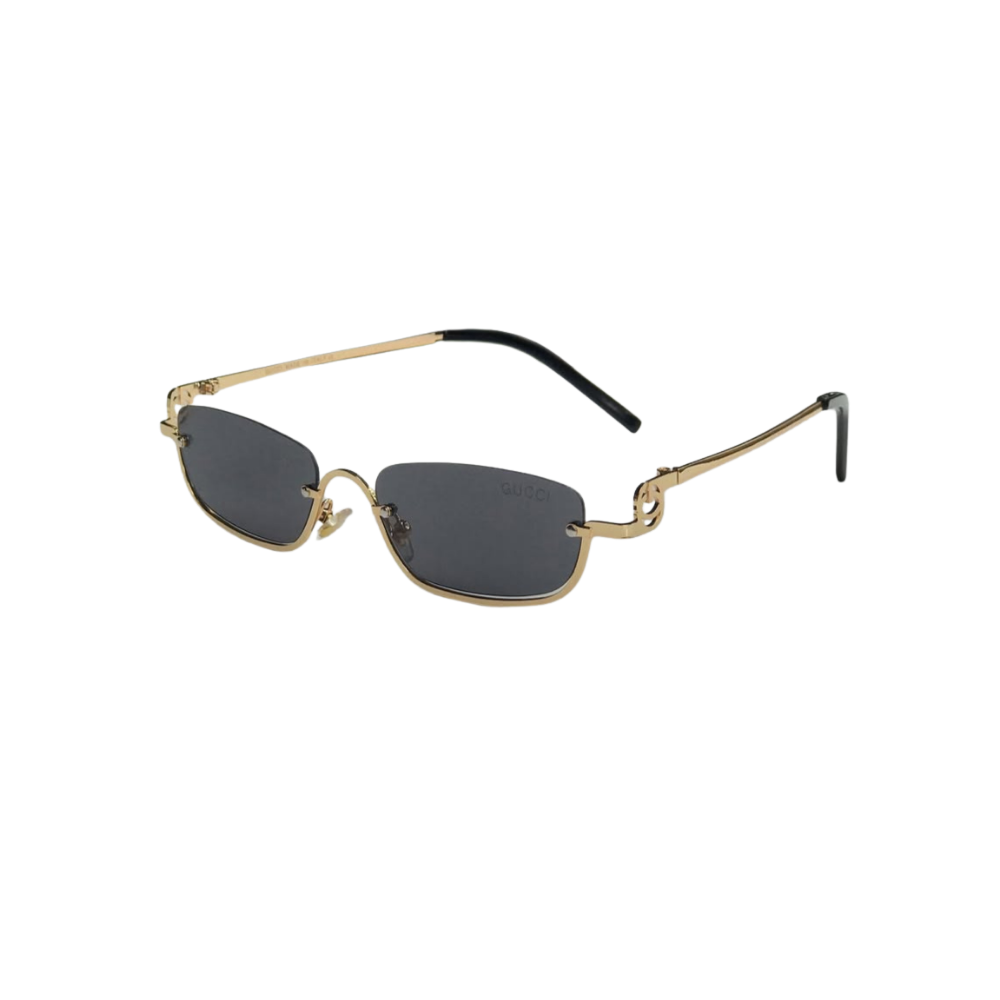 Óculos de sol Gucci Eyewear Retangular Metálico