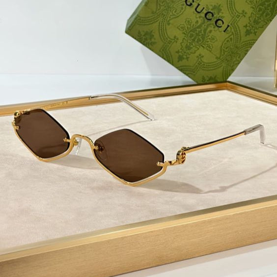 Óculos de sol Gucci Eyewear Geométrico Double G