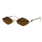 Óculos de sol Gucci Eyewear Geométrico Double G